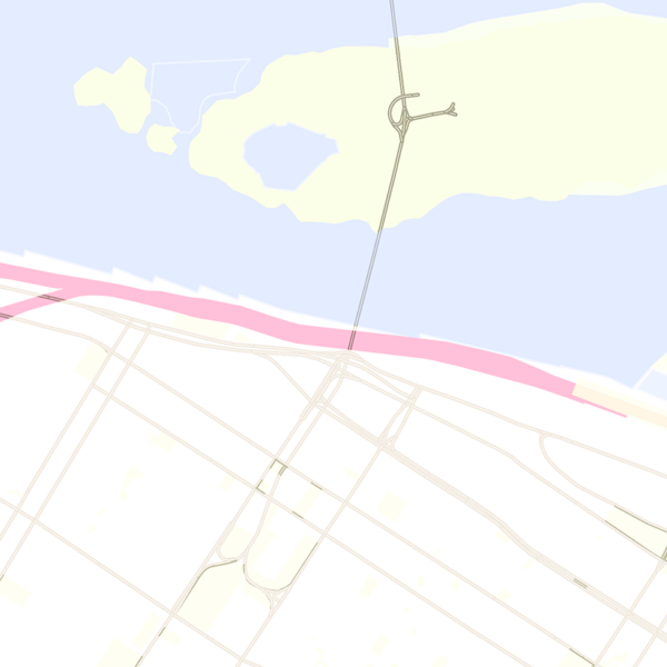 Illustration de la carte du quartier riverain